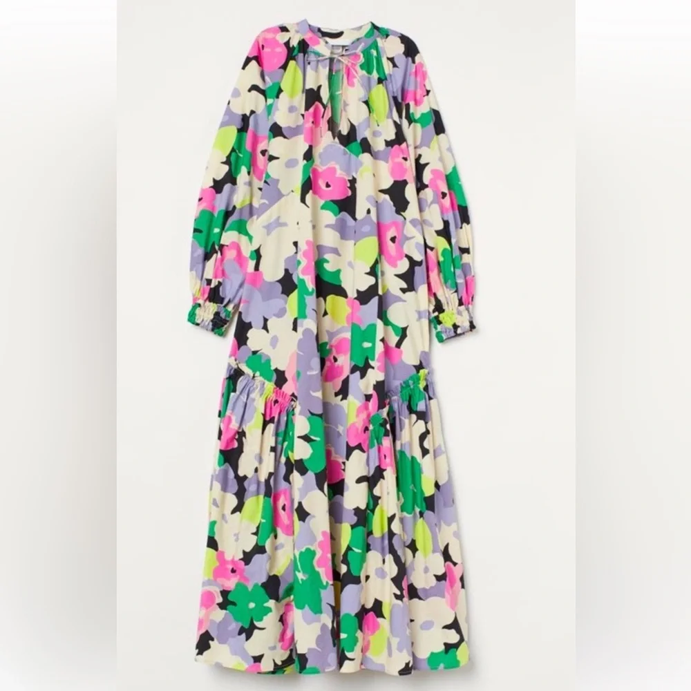 H&M  Floral Long Dress - Picture 12 of 12